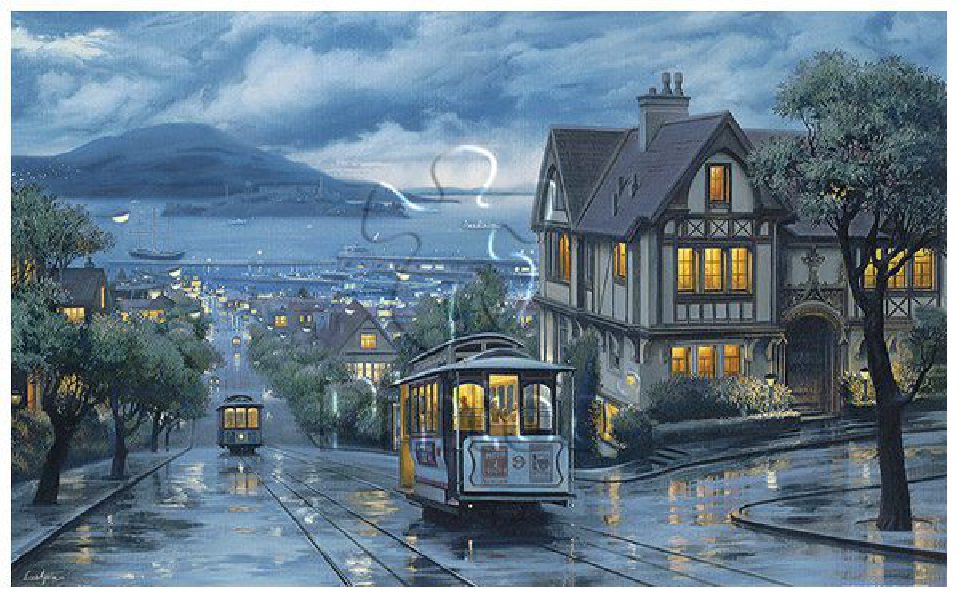 Evgeny Lushpin : Evening Journey | Pintoo puzzles 1000 pieces