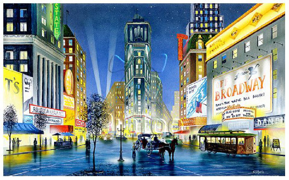 Ken Shotwell : Night in New York | puzzles Pintoo 1000 pièces