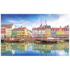 Old Nyhavn Port in Copenhagen | Pintoo puzzles 1000 pieces