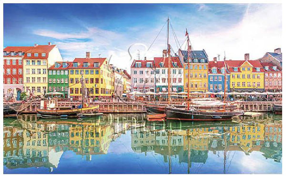 Old Nyhavn Port in Copenhagen | puzzles Pintoo 1000 piezas