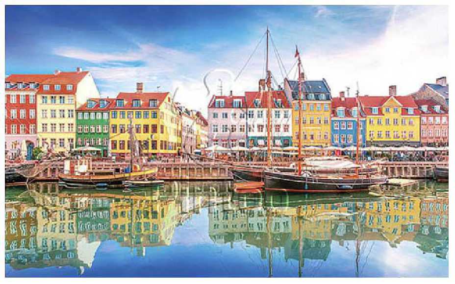 Old Nyhavn Port in Copenhagen | Pintoo puzzles 1000 pieces