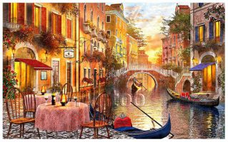 Dominic Davison : Venetian Sunset | puzzles Pintoo 1000 piezas