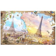 Puzzle in Puzzle : Magnificent Eiffel Tower | puzzles Pintoo 1000 pièces