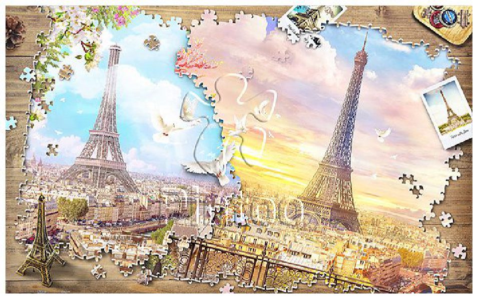 Puzzle in Puzzle : Magnificent Eiffel Tower | puzzles Pintoo 1000 pièces