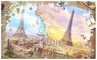 Puzzle in Puzzle : Magnificent Eiffel Tower | Pintoo puzzles 1000 pieces