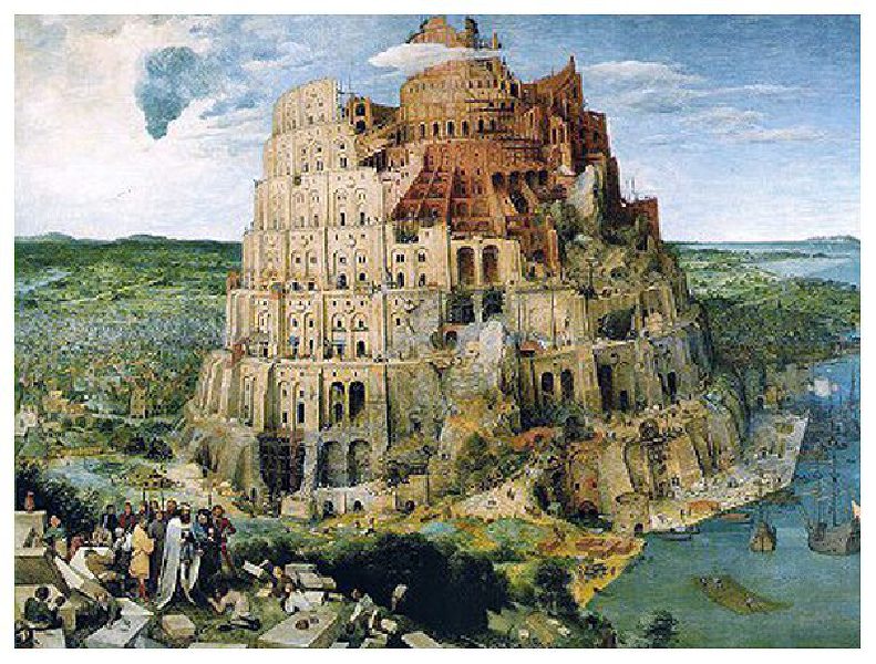 Brueghel : The Tower of Babel | Pintoo puzzles 1000 pieces