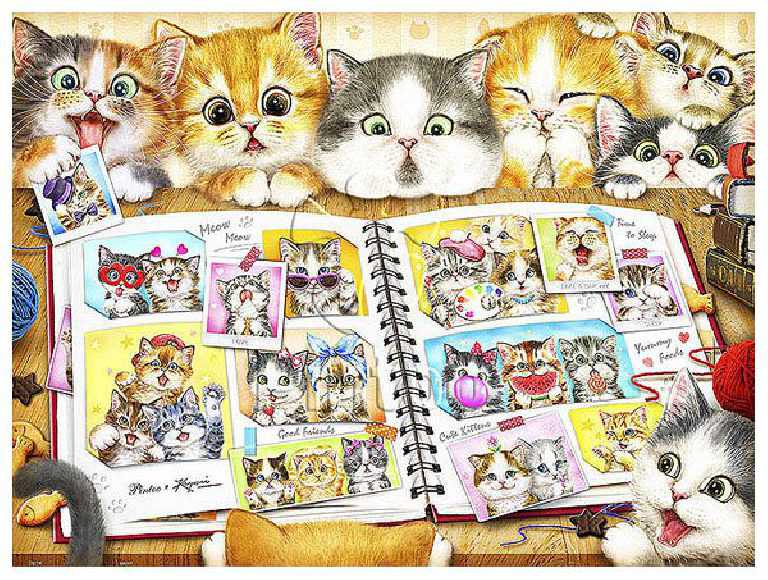 Kayomi : Kitten Memory Album | puzzles Pintoo 1200 peces