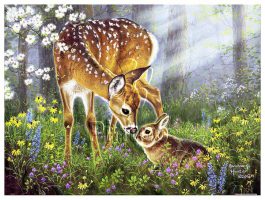 Abraham Hunter : Forest Friends | puzzles Pintoo 1200 peces