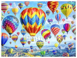 Lars Stewart : Hot Air Balloon Festival | Pintoo puzzles 1200 pieces