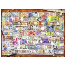 Garry Walton : Currency of the World | puzzles Pintoo 1200 pièces