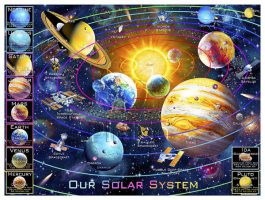 Adrian Chesterman : Solar System | puzzles Pintoo 1200 pièces