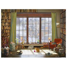 David Maclean : Window Cats | puzzles Pintoo 1200 piezas