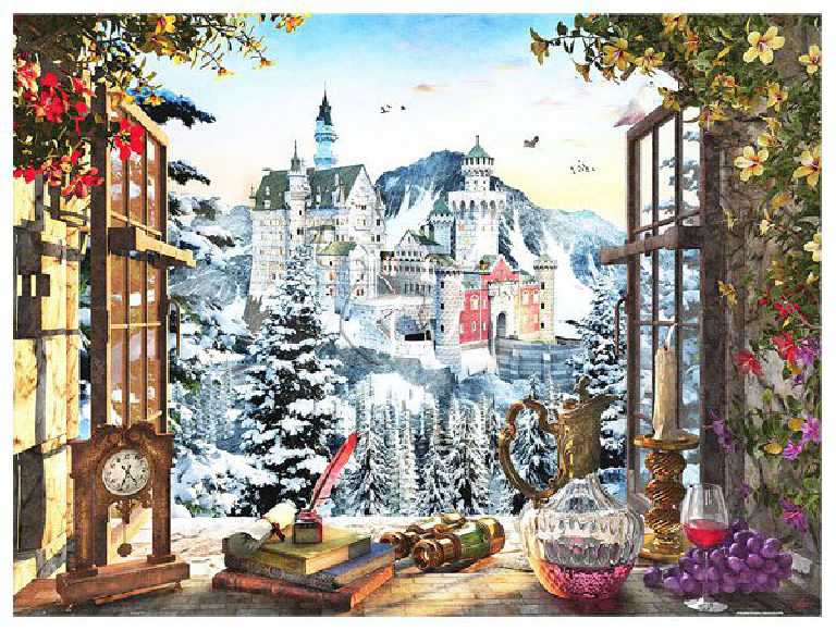 Dominic Davison : The Fairytale Castle | Pintoo puzzles 1200 pieces