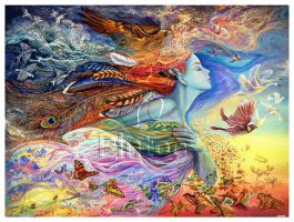 Josephine Wall : Spirit of Flight | Pintoo puzzles 1200 pieces