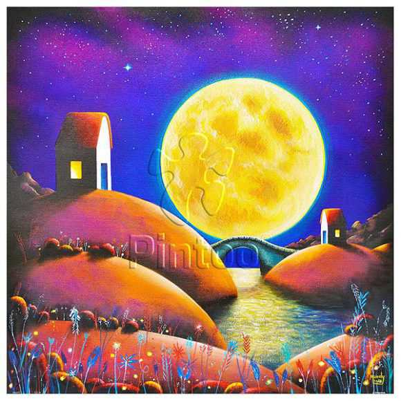 Darren Mundy : Golden Moon River | puzzles Pintoo 1600 piezas
