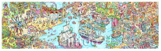 Tom Parker : Dino City and Bay | Pintoo puzzles 2000 pieces