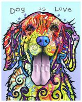 Dean Russo : Dog Is Love | puzzles Pintoo 2000 peces