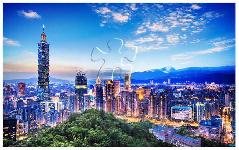 The Beautiful Sunset of Taipei | puzzles Pintoo 4000 peces