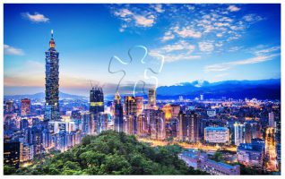 The Beautiful Sunset of Taipei | puzzles Pintoo 4000 pièces
