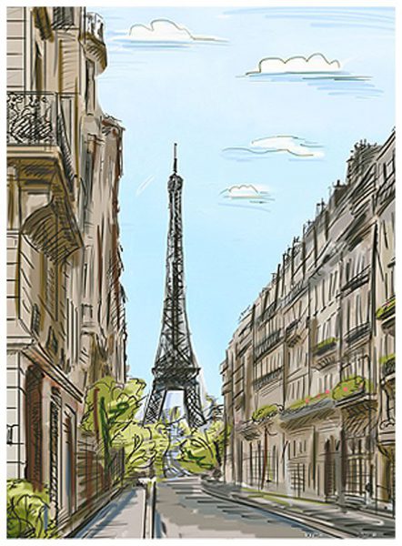 Streets in Paris | puzzles Pintoo 300 peces