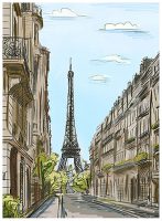 Streets in Paris | puzzles Pintoo 300 piezas