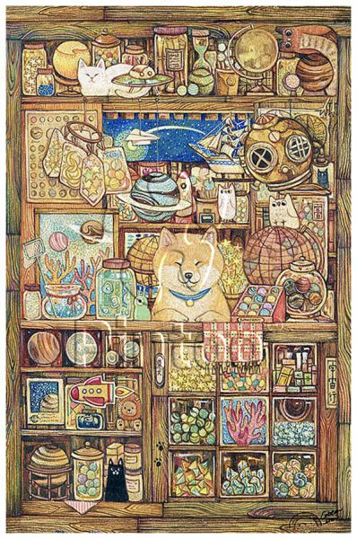 Shiba's Grocery Store | puzzles Pintoo 600 peces