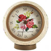 classic rose : clock | Pintoo 3D-puzzles 145 pieces
