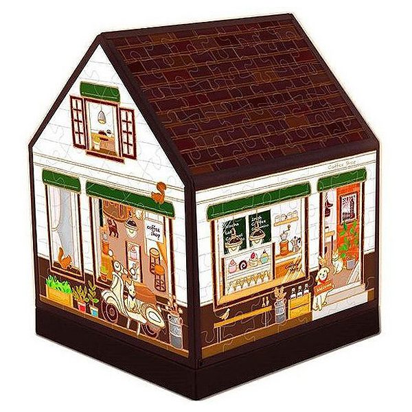 lovely coffee shop : LED | puzzles-3D Pintoo 208 pièces