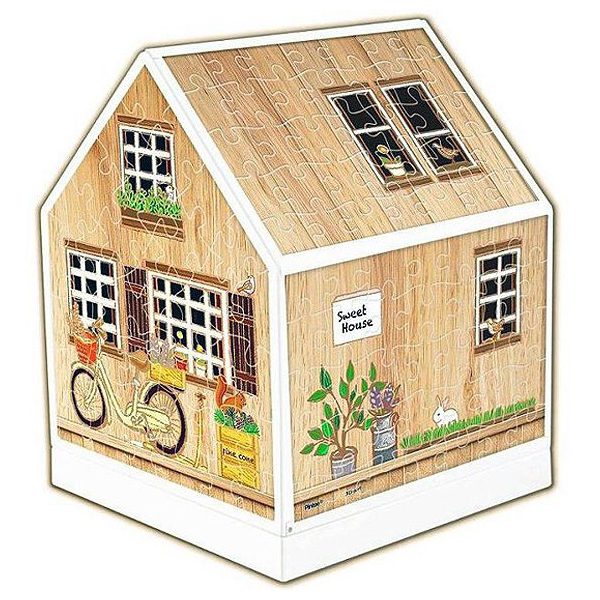 little wooder cabin : LED | puzzles-3D Pintoo 208 peces