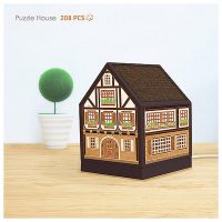 half timbered house : LED | Pintoo 3D-puzzles 208 pieces