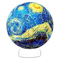Van Gogh : The Starry Night LED | Pintoo 3D-puzzles 60 pieces