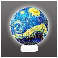 Van Gogh : The Starry Night LED | puzzles-3D Pintoo 60 piezas