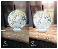 Purple Globe LED | puzzles-3D Pintoo 60 pièces