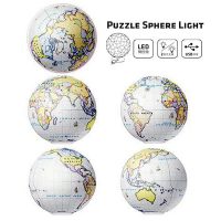 Purple Globe LED | Pintoo 3D-puzzles 60 pieces