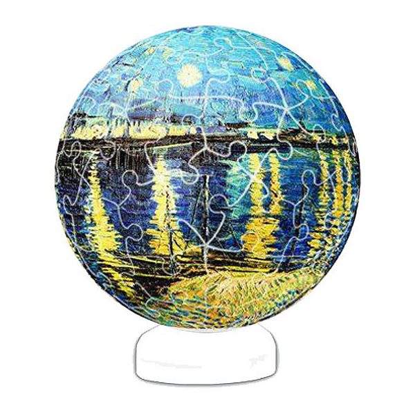 Van Gogh : The Starry Night Over The Rhone LED | puzzles-3D Pintoo 60 pièces