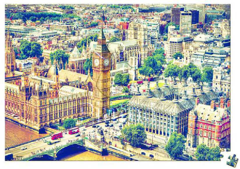 Big Ben and London Cityscape | puzzles Pintoo 368 piezas