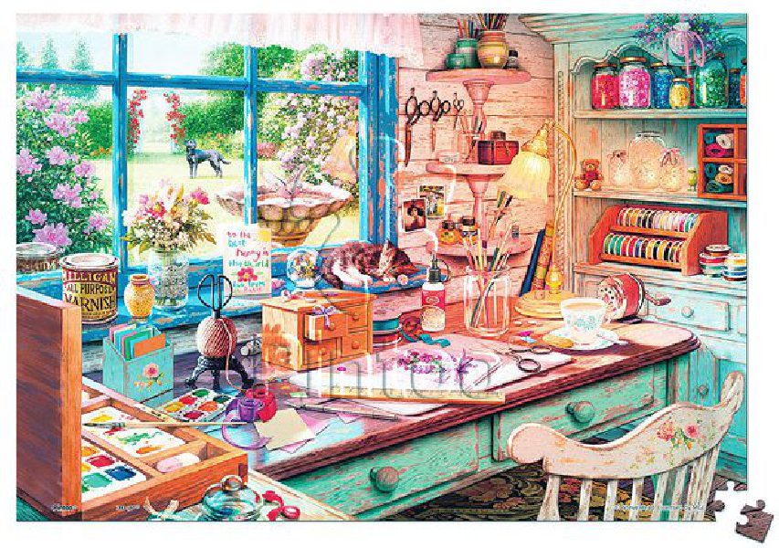 Steve Read : Grandmas Craft Shed | puzzles Pintoo 368 pièces