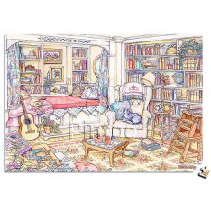 Kim Jacobs : Undisturbed in the Study | puzzles Pintoo 368 pièces