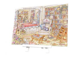 Kim Jacobs : Undisturbed in the Study | Pintoo puzzles 368 pieces