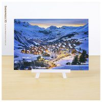 Beautiful Dusk in French Alps Resort | puzzles Pintoo 368 pièces
