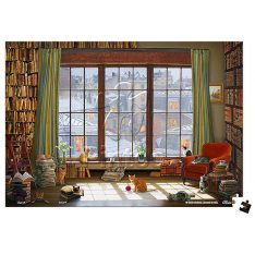 David Maclean : Window Cats | puzzles Pintoo 368 pièces