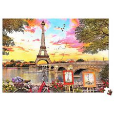 Dominic Davison : Paris Sunset | Pintoo puzzles 368 pieces