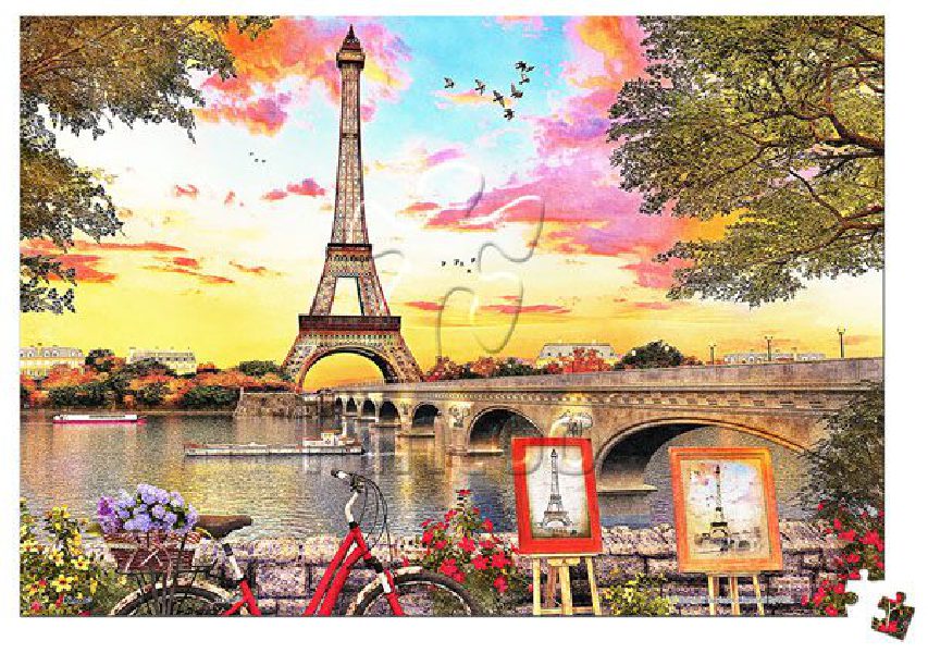 Dominic Davison : Paris Sunset | puzzles Pintoo 368 peces