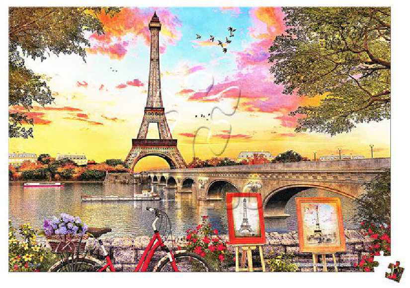 Dominic Davison : Paris Sunset | puzzles Pintoo 368 pièces
