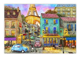 Dominic Davison : Paris Streets | puzzles Pintoo 329 pièces