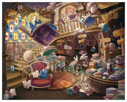 Stanley : Alice in Wonderland : Magic Library | puzzles Pintoo 2000 pièces