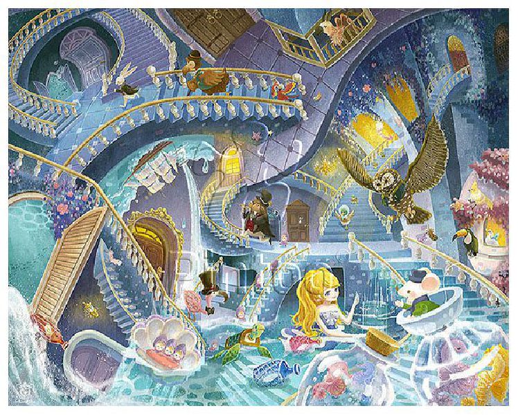 Stanley : Alice in Wonderland : Pool of Tears | puzzles Pintoo 2000 peces