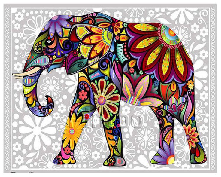 The Cheerful Elephant | puzzles Pintoo 500 peces