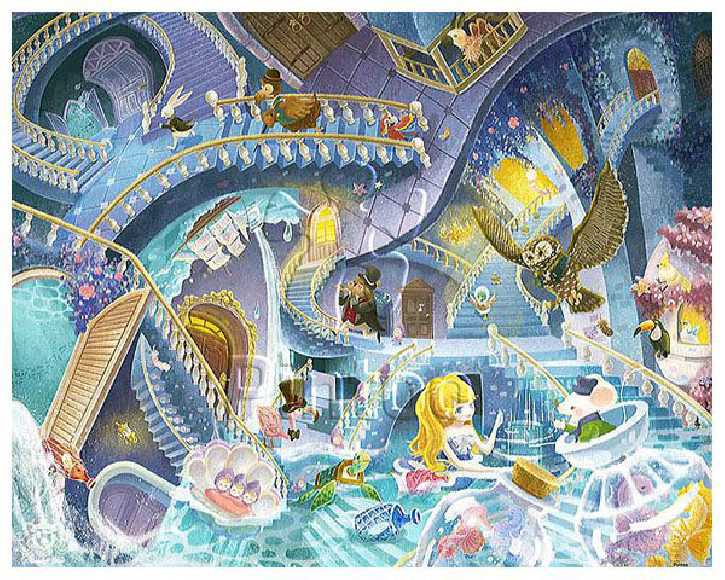 Stanley : Alice in Wonderland : Pool of Tears | Pintoo puzzles 500 pieces