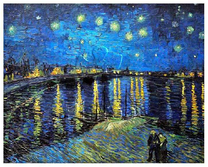 Vincent van Gogh : Starry Night Over the Rhone | puzzles Pintoo 500 piezas